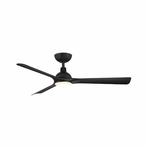 WAC Lighting Gage 52-Inch 4CCT LED Outdoor Fan in Matte Black by WAC Lighting F-104L-MB