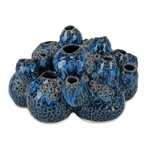 Currey and Company Lighting Currey and Company Sulawasi Reactive Dark Blue Novelty 1200-1046