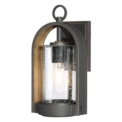 Minka Lavery Kamstra Oil Rubbed Bronze with Gold Highlights Outdoor Wall Light by Minka Lavery 72451-143C