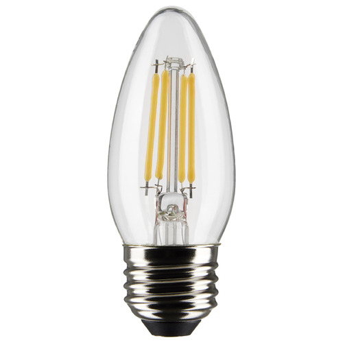 Satco Lighting 4W B11 E26 Clear LED Light Bulb in 3000K by Satco Lighting S21285