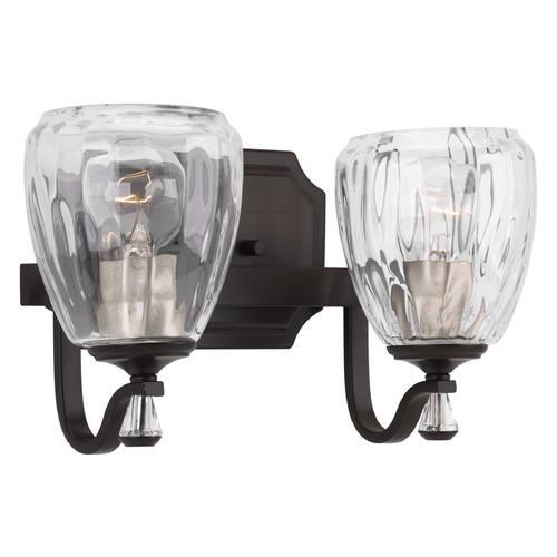 Progress Lighting Anjoux Antique Bronze 2-Light Bathroom Light by Progress Lighting P300117-020