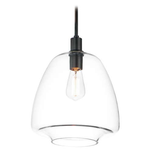 Maxim Lighting Maxim Lighting Babylon Black Pendant Light with Bowl / Dome Shade 11116CLBK