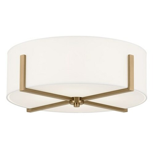 Kichler Lighting Malen Champagne Bronze Flush Mount Light by Kichler Lighting 52594CPZ