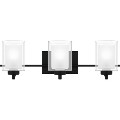 Quoizel Lighting Kolt Matte Black Bathroom Light by Quoizel Lighting KLT8903MBK