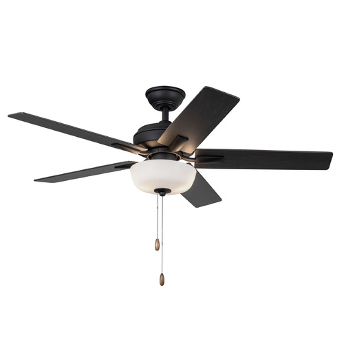 Kuzco Lighting Kuzco Lighting Erikson Matte Black LED Ceiling Fan with Light CF78752-MB-LKP