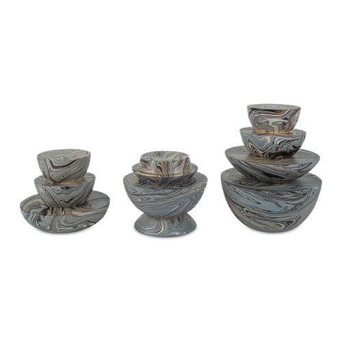 Currey and Company Lighting Currey and Company Marbleized Gray Box 1200-1049