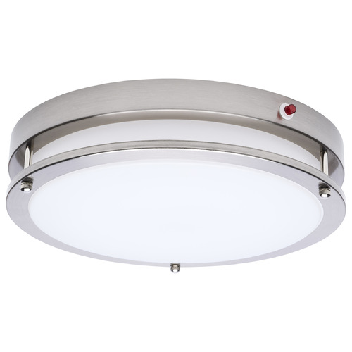 Nuvo Lighting Nuvo Lighting Glamour Brushed Nickel LED Flushmount Light 62-1890