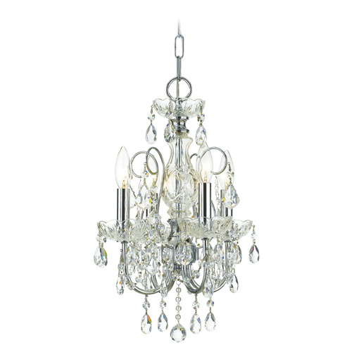 Crystorama Lighting Crystorama Lighting Imperial Polished Chrome Crystal Chandelier 3224-CH-CL-S