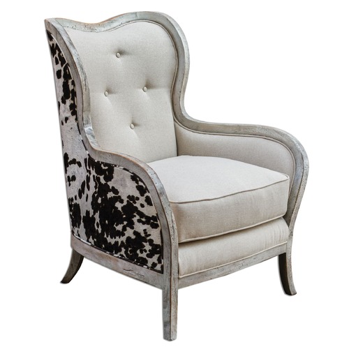 Uttermost Lighting Chalina High Back Armchair by Uttermost Lighting 23611