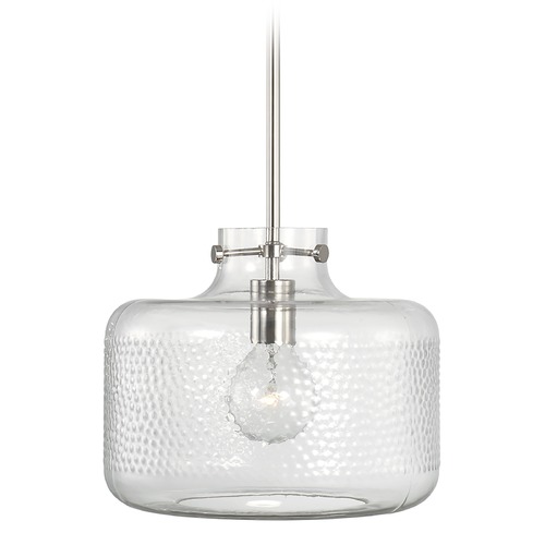 Capital Lighting Brighton 11.50-Inch Polished Nickel Pendant by HomePlace by Capital Lighting 342512PN