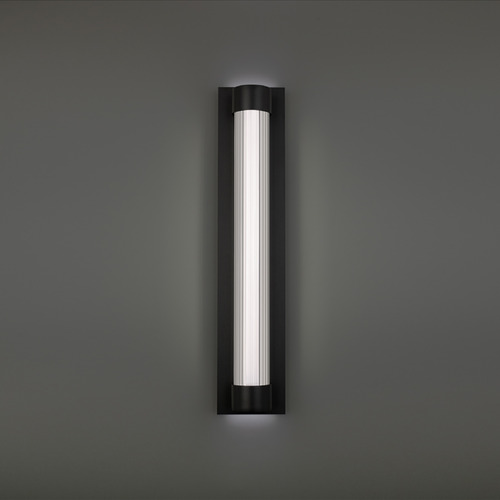 Modern Forms by WAC Lighting Modern Forms Chyzel Black LED Outdoor Wall Light WS-W98526-30-BK