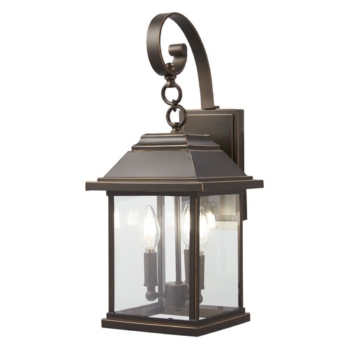Minka Lavery Mariner's Pointe Oil Rubbed Bronze with Gold Highlights Outdoor Wall Light by Minka Lavery 72632-143C