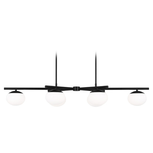 Visual Comfort Studio Collection Visual Comfort Studio Collection Ellen Degeneres Lune Aged Iron LED Island Light EC1276AI