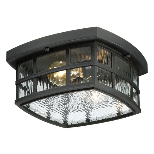 Quoizel Lighting Stonington Mystic Black Flush Mount by Quoizel Lighting SNN1612K