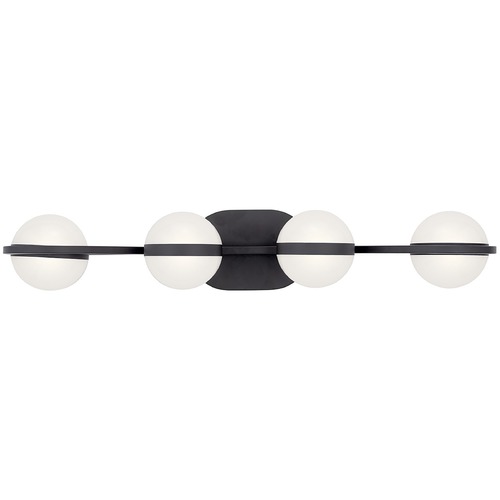 Kichler Lighting Brettin 30-Inch Matte Black LED Vanity Light by Kichler Lighting 85093MBK