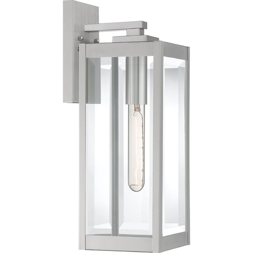 Quoizel Lighting Westover Stainless Steel Outdoor Wall Light by Quoizel Lighting WVR8406SS