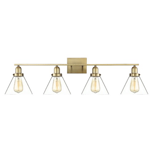 Savoy House Drake 38-Inch Warm Brass Bathroom Light by Savoy House 8-9130-4-322