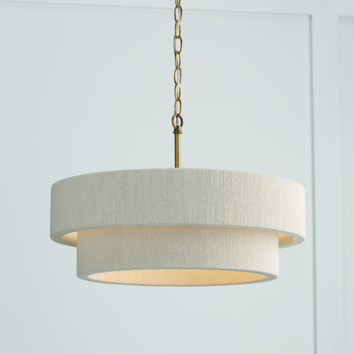 Capital Lighting Delaney Dual Mount Pendant in Matte Brass by Capital Lighting 349841MA
