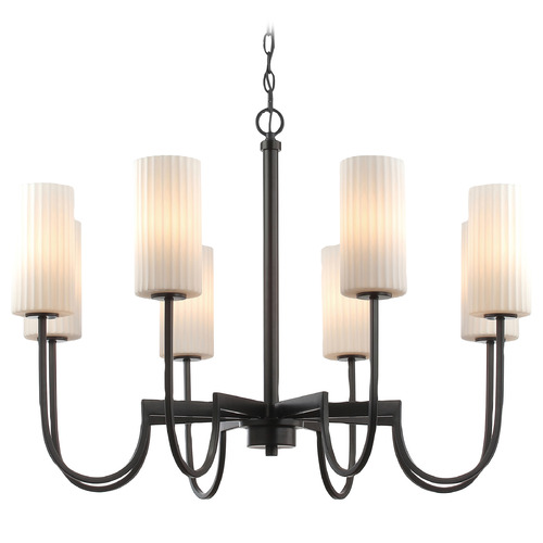 Maxim Lighting Maxim Lighting Town and Country Black Chandelier 32008SWBK