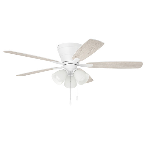 Craftmade Lighting Craftmade Lighting Wheeler White LED Ceiling Fan with Light WHL52W5C3