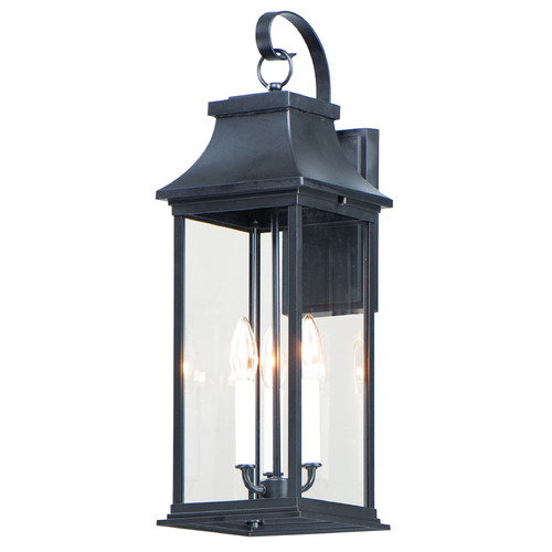 Maxim Lighting Maxim Lighting Vicksburg Black Outdoor Wall Light 30024CLBK