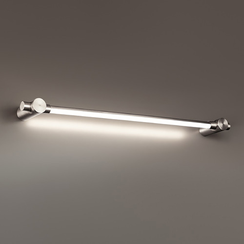 Modern Forms by WAC Lighting Cadence Brushed Nickel LED Vertical Bathroom Light by Modern Forms WS-54139-BN