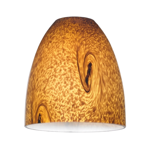 Design Classics Lighting Bell Glass Shade With Art Glass - Lipless with 1-5/8-Inch Fitter GL1001MB