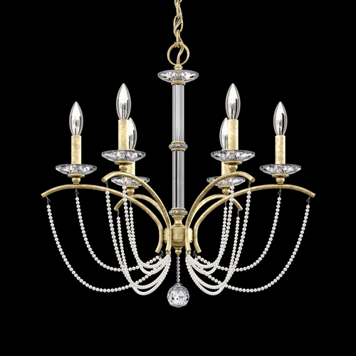 Schonbek Lighting Priscilla Heirloom Silver Chandelier by Schonbek Lighting BC7106N-44PWT