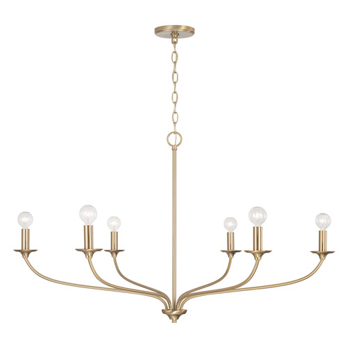 Capital Lighting Dolan Chandelier in Matte Brass by HomePlace by Capital Lighting 449961MA