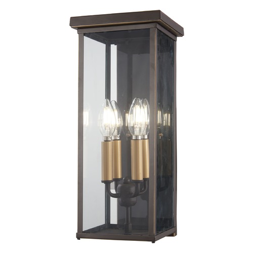 Minka Lavery Casway Oil Rubbed Bronze with Gold Highlights Outdoor Wall Light by Minka Lavery 72582-143C