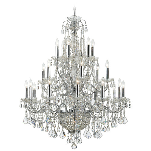 Crystorama Lighting Crystorama Lighting Imperial Polished Chrome Crystal Chandelier 3229-CH-CL-MWP