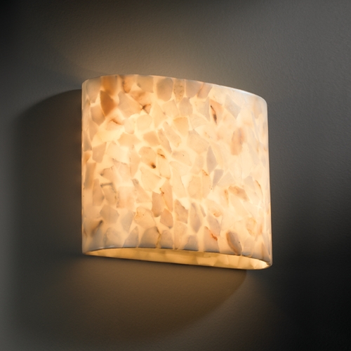 Justice Design Group Alabaster Rocks! Collection Sconce by Justice Design Group ALR-8855