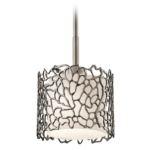 Kichler Lighting Silver Coral 7.25-Inch Classic Pewter Pendant by Kichler Lighting 43349CLP