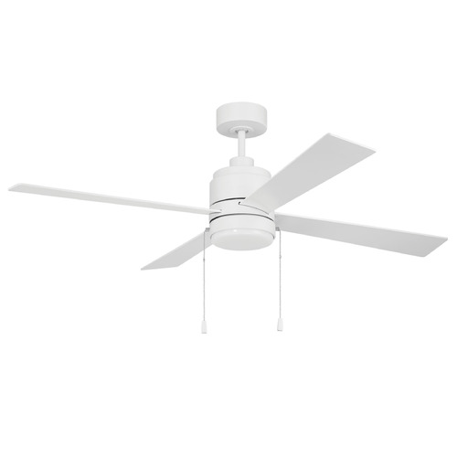 Craftmade Lighting Craftmade Lighting Mccoy White LED Ceiling Fan with Light MCY52W4-PC