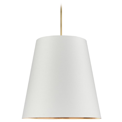 Alora Lighting Calor 30-Inch Vintage Brass Pendant by Alora Lighting PD311030VBWG