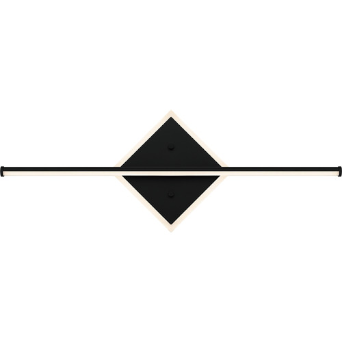 Quoizel Lighting Parcelle Matte Black LED Vertical Bathroom Light by Quoizel Lighting PCPCL8525MBK