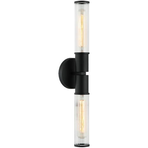 Matteo Lighting Klarice Matte Black Sconce by Matteo Lighting S02812MB