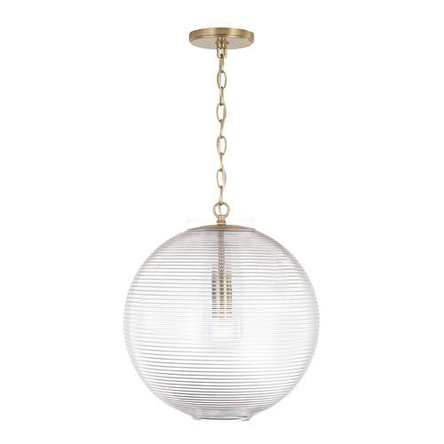 Capital Lighting Dolan 15-Inch Pendant in Matte Brass by HomePlace by Capital Lighting 349911MA