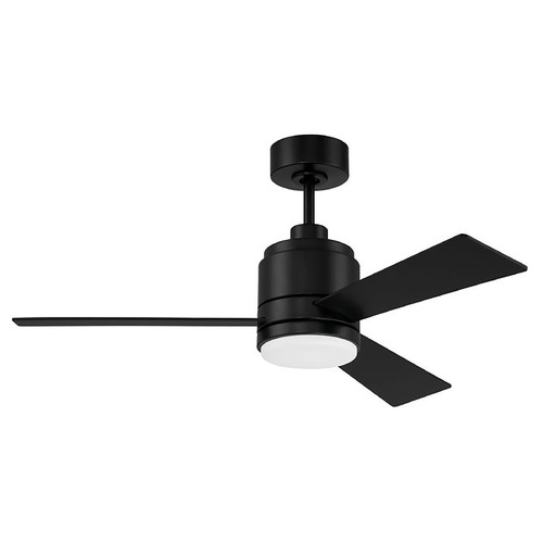 Craftmade Lighting Craftmade Lighting Mccoy Flat Black LED Ceiling Fan with Light MCY42FB3