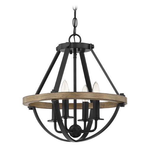 Quoizel Lighting Bartlett Earth Black Pendant by Quoizel Lighting BRL2816EK