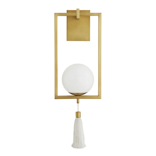 Arteriors Home Lighting Trapeze 23-Inch Wall Sconce in Antique Brass by Arteriors Home DB49015
