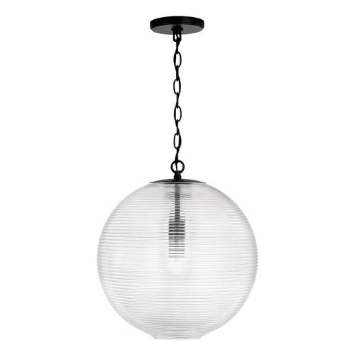 Capital Lighting Dolan 15-Inch Pendant in Matte Black by HomePlace by Capital Lighting 349911MB
