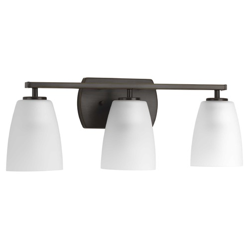 Progress Lighting Leap Antique Bronze 3-Light Bathroom Light by Progress Lighting P300133-020