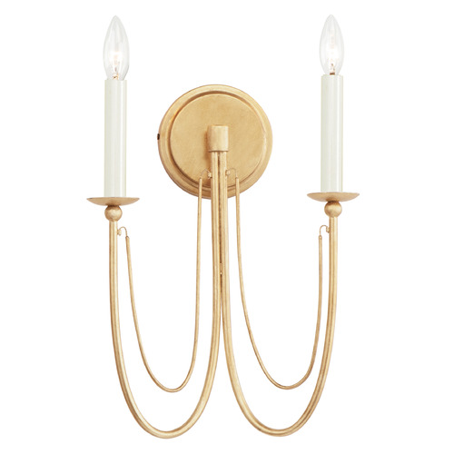 Maxim Lighting Maxim Lighting Plumette Gold Leaf Sconce 12161GL