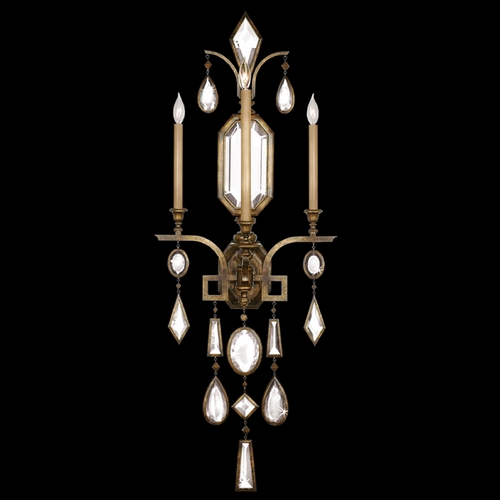 Fine Art Lamps Fine Art Lamps Encased Gems Bronze Patina Sconce 710450-3ST