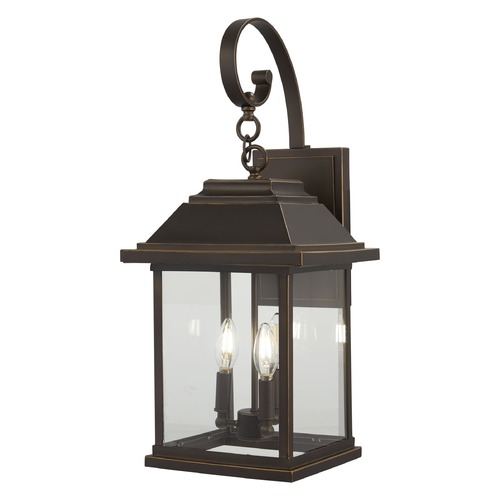 Minka Lavery Mariner's Pointe Oil Rubbed Bronze with Gold Highlights Outdoor Wall Light by Minka Lavery 72633-143C