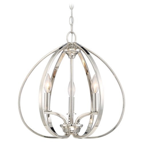 Minka Lavery Tilbury Polished Nickel Chandelier by Minka Lavery 4982-613