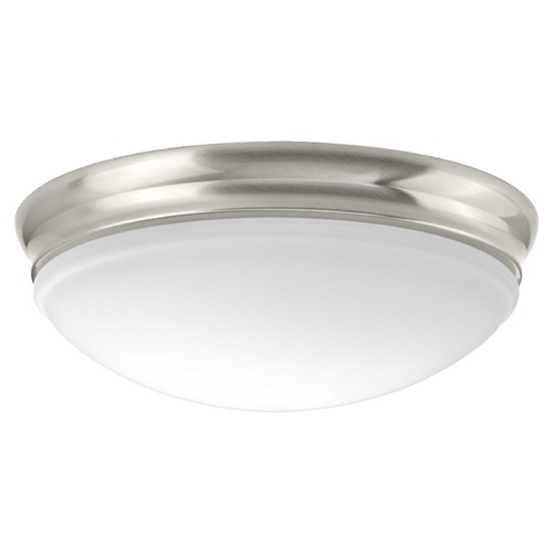 Progress Lighting 13.50-Inch LED Flush Mount in Brushed Nickel by Progress Lighting P350101-009-30
