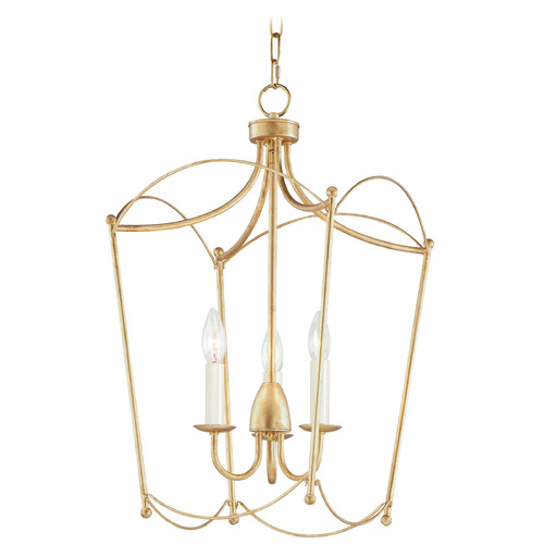 Maxim Lighting Maxim Lighting Plumette Gold Leaf Pendant Light 12163GL