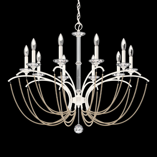 Schonbek Lighting Priscilla White Chandelier by Schonbek Lighting BC7110N-06PBZ
